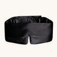 Classic Black Jedwabna Maska do Spania