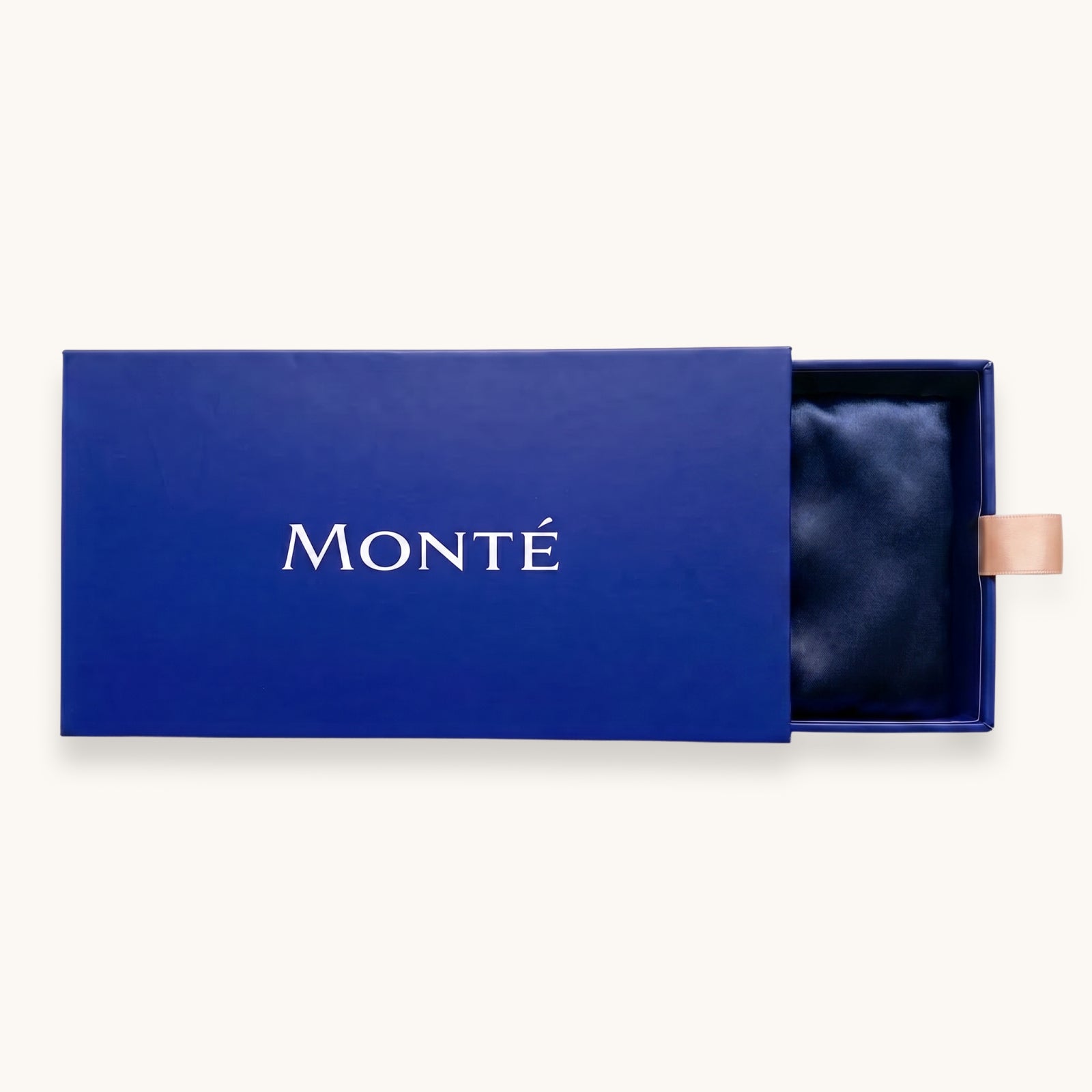Midnight Blue Jedwabna Maska do Spania