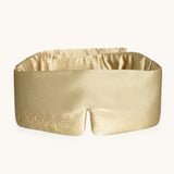 Champagne Gold Jedwabna Maska do Spania